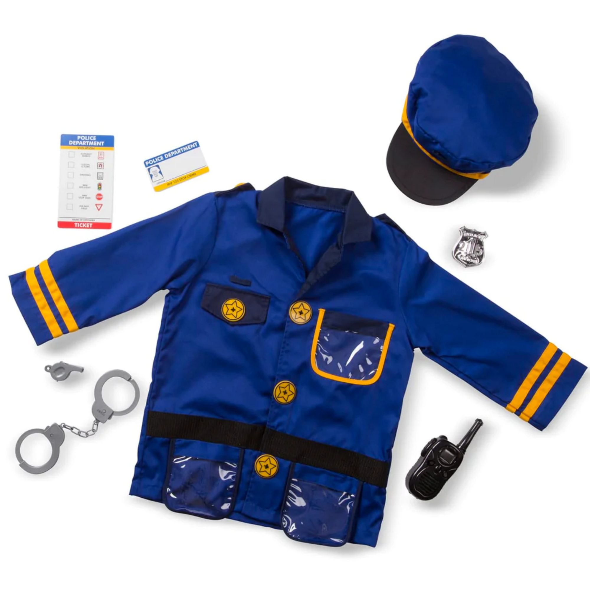 Disfraz policía con accesorios talla estándar (3-6 años)