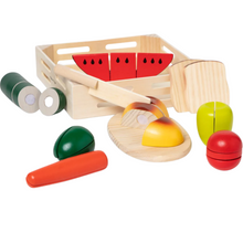 Alimentos para cortar de madera