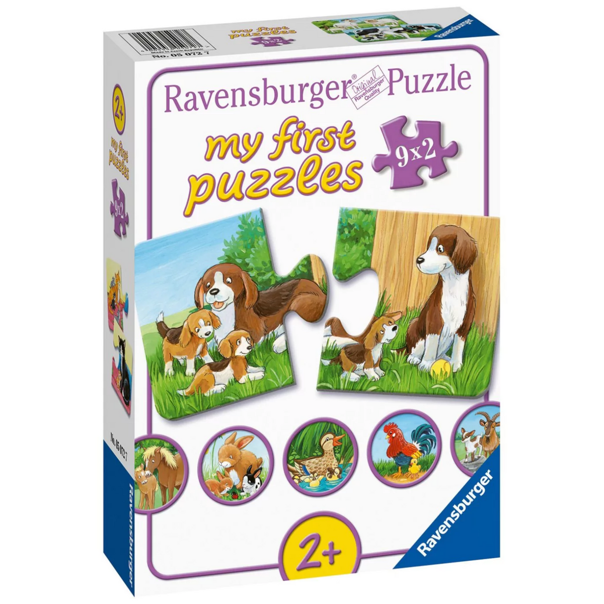 Rompecabezas Mi Primer Puzzle 9x2 piezas Animales de la granja Rompecabezas Mi Primer Puzzle 9x2 piezas Animales de la granja