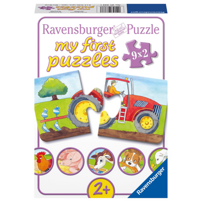 Rompecabezas Mi Primer Puzzle 9x2 piezas En la granja