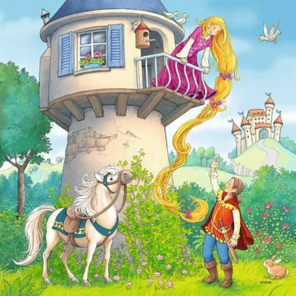 Rompecabezas 3x49 piezas Princesas de cuento