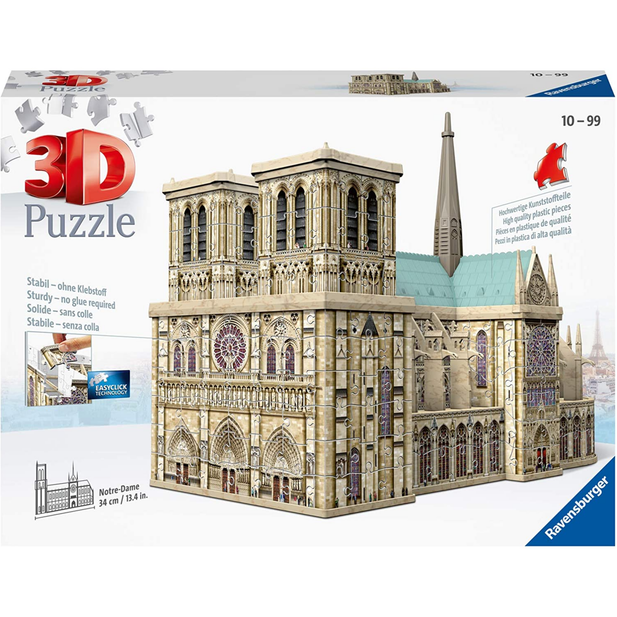 Rompecabezas 3D 324 pz Notre Dame