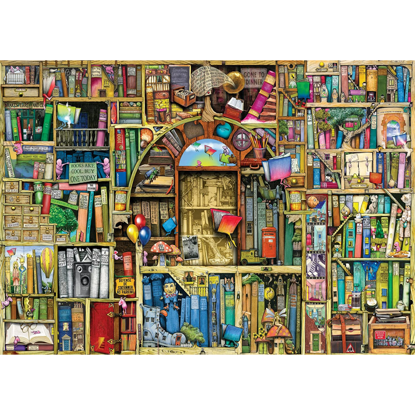 Rompecabezas 1000 pz la biblioteca magica