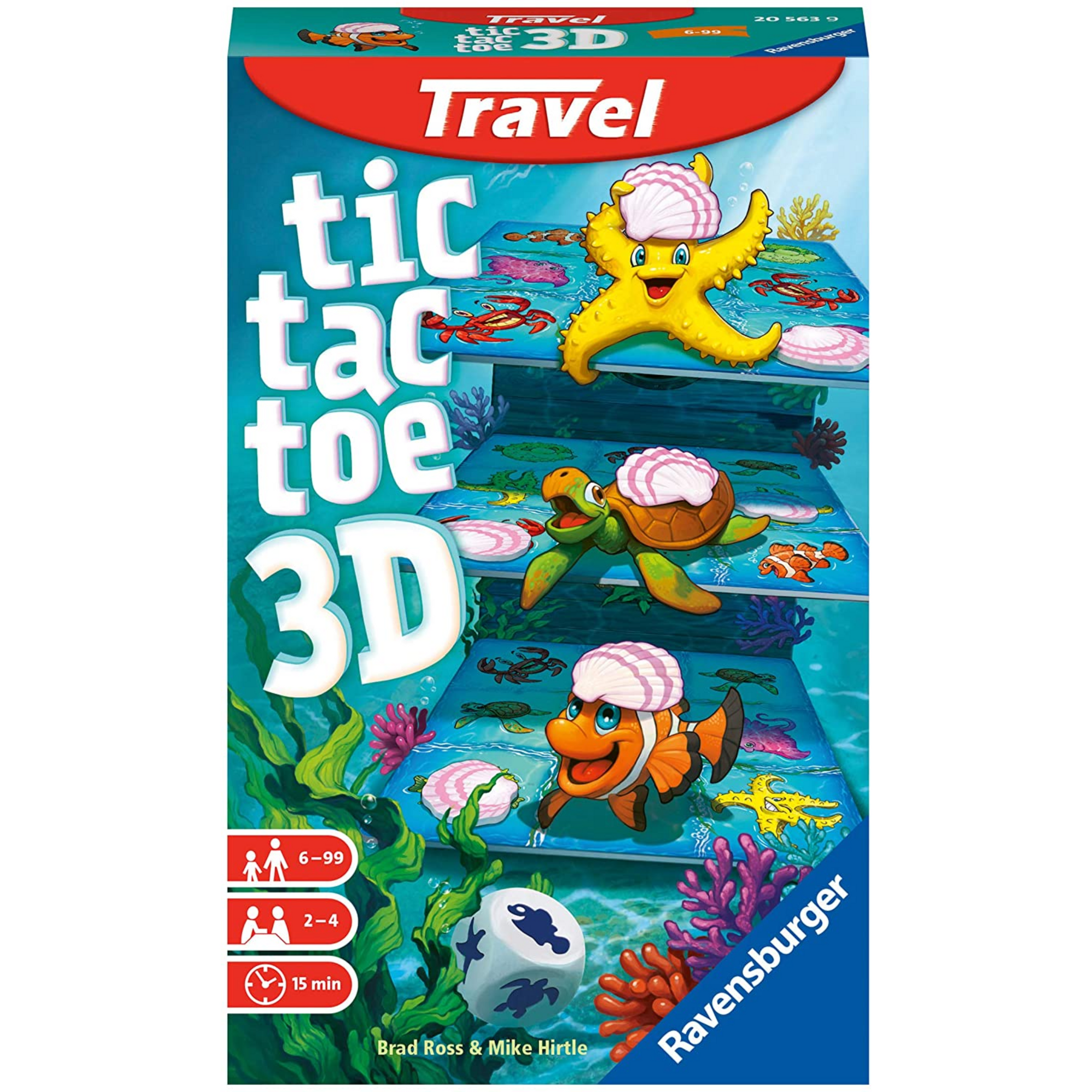Juego Tic tac toe 3D travel size