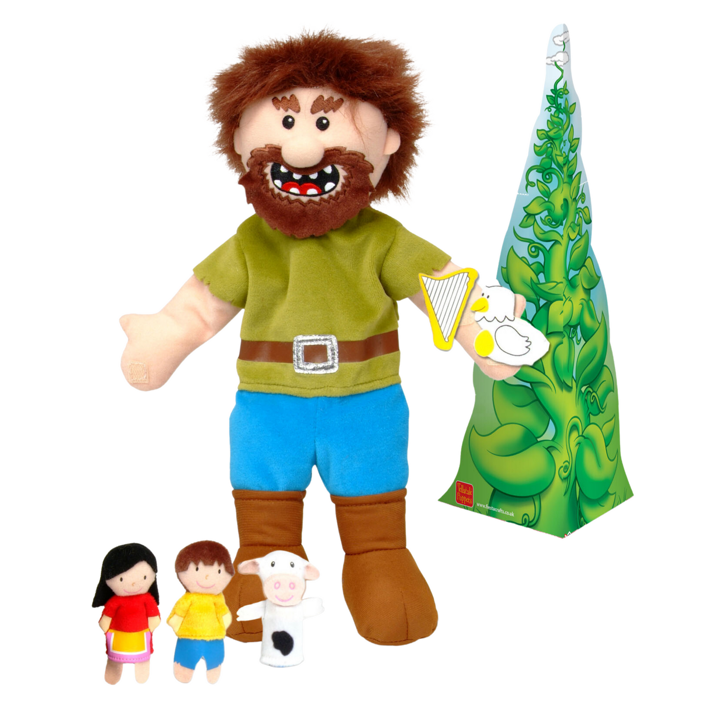 Títere de mano y dedos Jack y las habichuelas mágicas