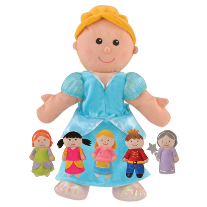 Títere de mano y dedos Cenicienta